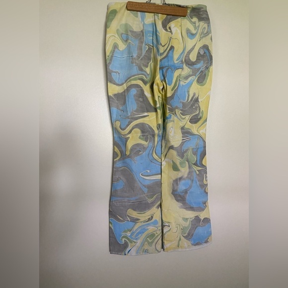 Free People Lefty High Rise Pants In Pastel Multi NWOT - Picture 4 of 6